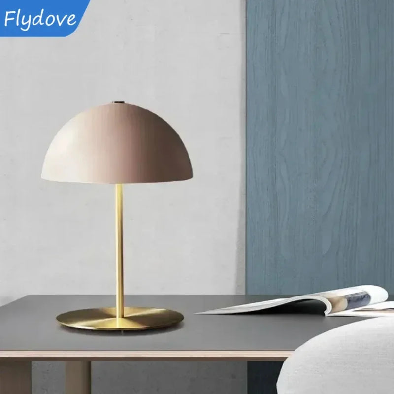 Axyaa Nordic LED Desk Light - Metallic Luster for Bedroom, Study, and Hotel