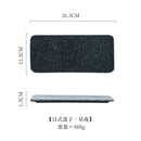 Axyaa Ceramic Sushi BBQ Plate: Japanese Style Rectangular Flat Plate for Restaurant