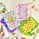 Axyaa Silicone 25 Grid Spherical Ice Cube Mold - Small Round Ice Maker