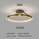 Axyaa Crystal Circular LED Ceiling Light for Living Room, Bedroom, Dining Room