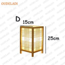 Axyaa Zen Bamboo Art Bedside Lamp for Bedroom and Living Room Zen Decor