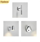Axyaa Chrome Plated Adjustable Headboard Reading Light