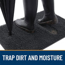 Axyaa Mud Mat: Absorbent Non-Slip Washable Microfiber Dog Door Mat