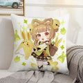 Axyaa Decorative Pillow Covers for Sofa Cushions - Genshin Impact Inspired Home Decor