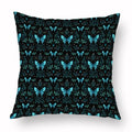Axyaa Psychedelic Moon Butterfly Pillow Covers for Bedroom and Living Room 45x45cm