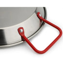 Axya Stainless Steel Paella Pan Seafood Chicken Cheese Cooker Fruit Sugar Pan
