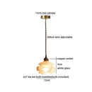 Axyaa Lotus Leaf LED Pendant Lamp: Nordic Modern Hanging Lights with Clear Glass Lampshade