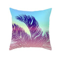 Axyaa Summer Beach Vacation Blue Pillow Case - Seaside Hotel Sofa Decoration