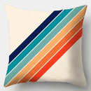 Axyaa Geometric Color Splicing Pillowcase 45x45cm Modern Home Decor