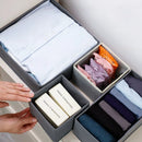 Axyaa Fabric Closet Organizer Bins - Dresser Drawer Dividers for Clothing and Accessories