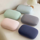 Axyaa Cool Silk Memory Foam Small Pillow for Student Nap and Office Use