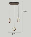 Axyaa Dining Room Chandelier Pendant Light Fixture Ceiling Lamp Elegant Indoor Lighting