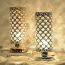 Axyaa Luxury Crystal Table Lamp Touch Dimmable USB Charging Eye Protection