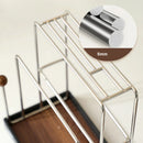 Axyaa Stainless Steel Kitchen Organizer Rack with Knife Holder