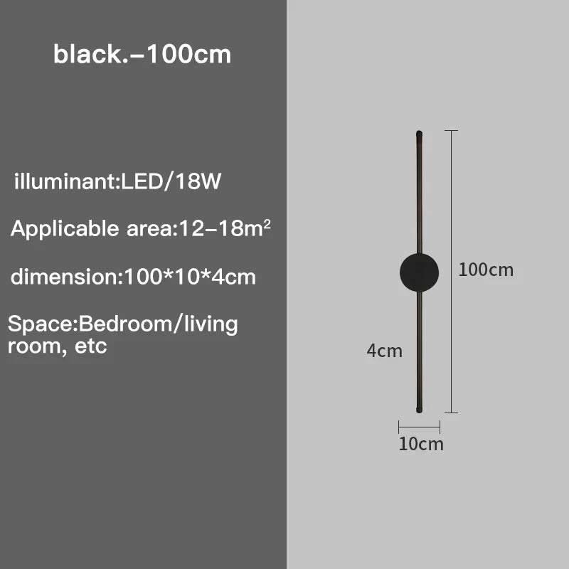 Modern Gold LED Wall Light for Home Decor by Axyaa - Sleek Design for Living Room & Bedroom