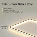 Axyaa LED Ceiling Light with Remote Control - Modern Living Room Bedroom Dining Fixture