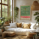 Elegant Dragonfly Joy Canvas Print - Axyaa 2003 Nagoya Exhibition Wall Poster