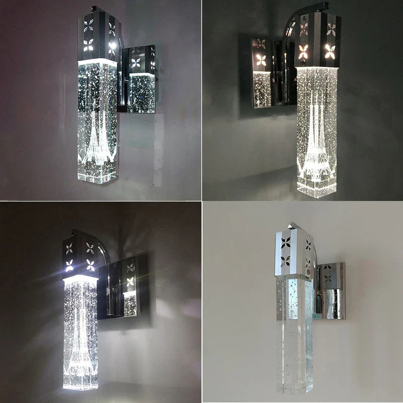 Axya Modern Bubble Crystal LED Pendant & Wall Lights for Home Decor