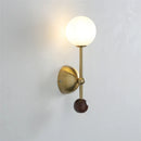 Axyaa Iron Art Wood Wall Light with G9 Bulbs: Nordic Bedroom Decor Lighting