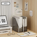 Axyaa Desktop Organizer Bin for Files, Notebooks, Binders, Magazines - Clear Bin
