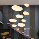 Axyaa Minimalist White Pendant Light for Salon, Dining, or Bedroom