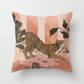 Axyaa Cute Cat Series Pillowcase: Square Office Decorative Cushion Cover