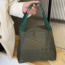Axyaa Mesh Bag: Portable, Large Capacity Beach & Shower Bag with Handle