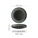 Axyaa Ceramic Steak and Vegetable Plate Set for High-end Dining Experience