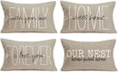 Axyaa Linen Lumbar Pillowcase: 30X50cm Decorative Cushion Cover for Autumn Sofa Decor