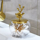 Axya Pure Copper Bathroom Set with Mirror Tray & Toothbrush Holder