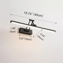 Axyaa Modern LED Wall Lamp for Room Decor, Adjustable Long Strip Mirror Light