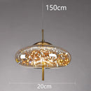 Axyaa Nordic Glass Pendant Light: Modern, Luxury, Small-Sized Design