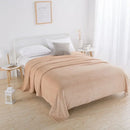 Axyaa Super Soft Reversible Mink Fleece Throw Blanket Twin Queen Size