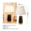 Axyaa Luxe Ceramic Table Lamp for Elegant Living Spaces