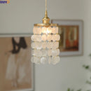 Axyaa Shell LED Pendant Lamp: Modern Art Decoration for Living Room