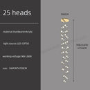 Axyaa Luxe Modern Loft Pendant Light - Stylish & Atmospheric Exhibition Hall Lighting