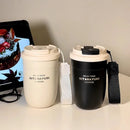 Axyaa Stainless Steel Thermal Water Bottle Filter Straw Tumbler - Office Gift