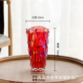 Axyaa Crystal Glass Hydroponic Vase for Art Flower Arrangement and Decor
