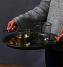 Axya Vintage Metal Plate for Home and Restaurant Decoration