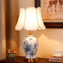 Axyaa Ceramic Table Lamp: Contemporary American Style for Living Room, Bedroom, or Hotel Decor