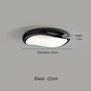 Axyaa Cream Nordic LED Ceiling Light for Modern Bedroom, Living Room & Corridors