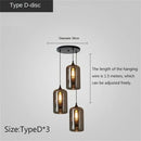 Axyaa Modern Glass Chandeliers for Dining Living Room Kitchen Office Coffee Hanging Lamp
