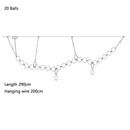 Axyaa Glass Ball Chandelier Pendant Light Nordic Luxury Ceiling Lamp
