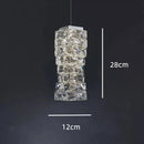 Crystal Pendant Lamp Axyaa Luxury Hanging Light for Indoor Home Decor