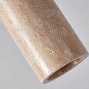 Axyaa Yellow Travertine Stone LED Pendant Lights for Minimalist Spaces