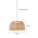 Axyaa Rustic Hemp Rope Pendant Light for Dining Table, Bar Counter, Bedroom