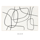 Axyaa Modern Minimalist Large Area Rug for Bedroom and Living Room Decor
