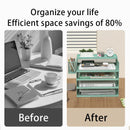 Axyaa Desk Organizer Stackable Tray Set with Pen Holder