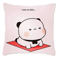 Cute Panda Bears Printed Pillow Case for Sofa Decoration by Axyaa