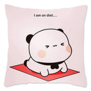 Cute Panda Bears Printed Pillow Case for Sofa Decoration by Axyaa
